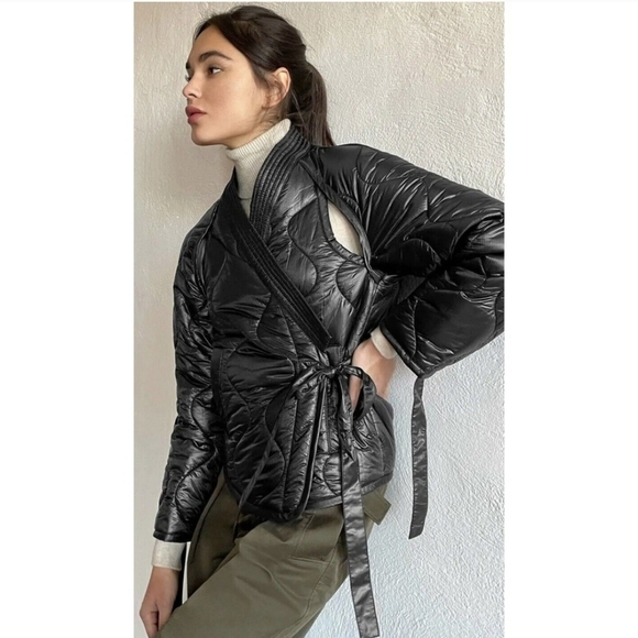 3.1 Phillip Lim Utility Ripstop Kimono Jacket Padded Wrap - Picture 1 of 8
